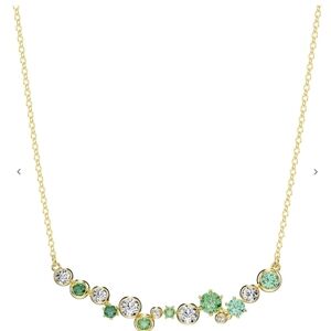 NEW Swarovski Constella Necklace, Mixed Cuts, Green